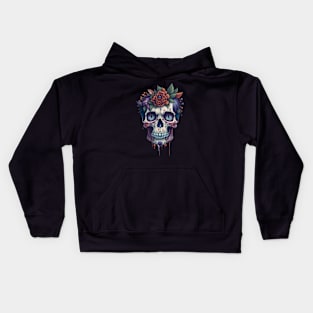 Floral Marvels & Sugar Skulls: Mexico's Dia de los Muertos Kids Hoodie